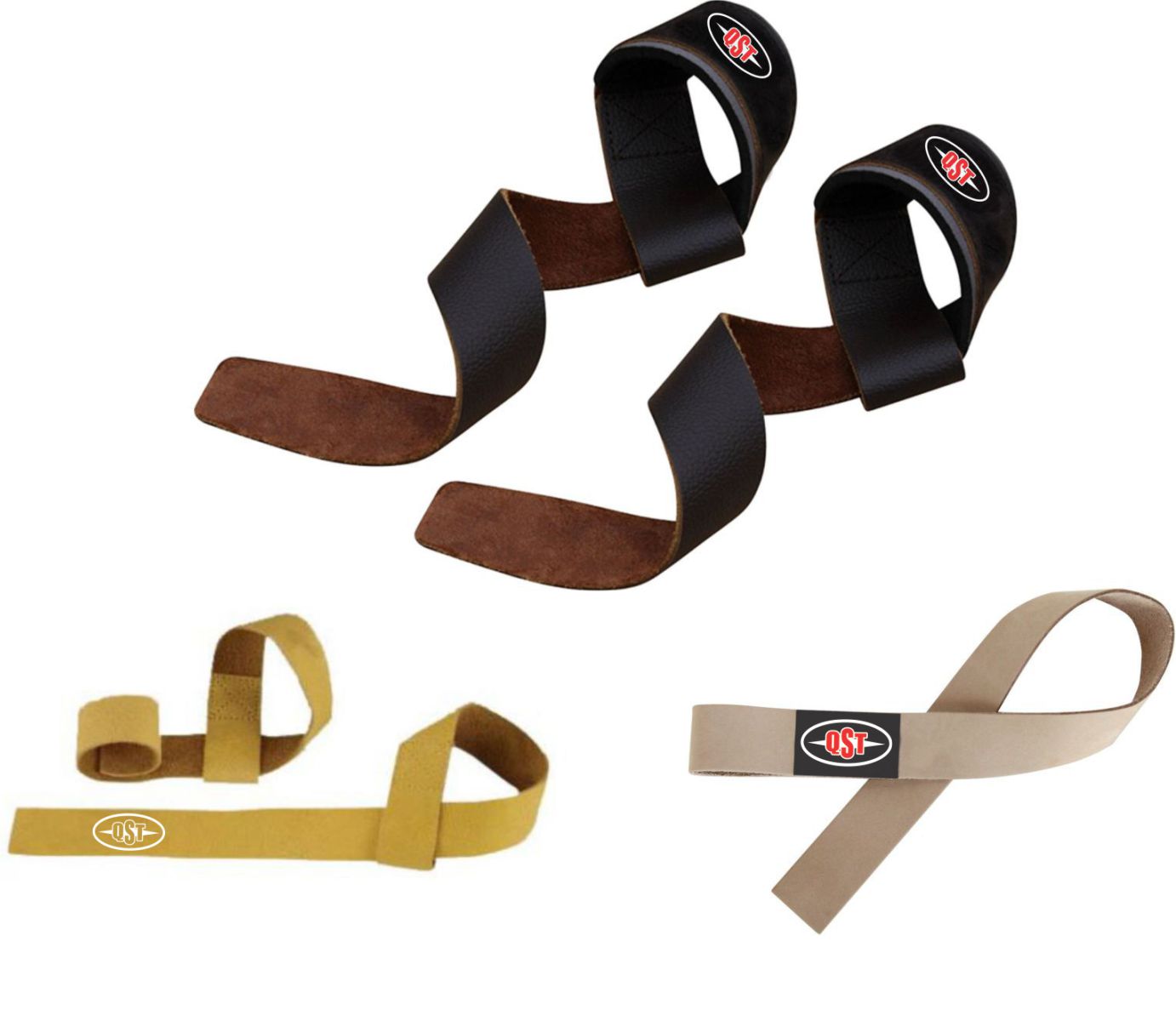Weight lifting Straps - Dead Lifting Straps - Leather Lifting