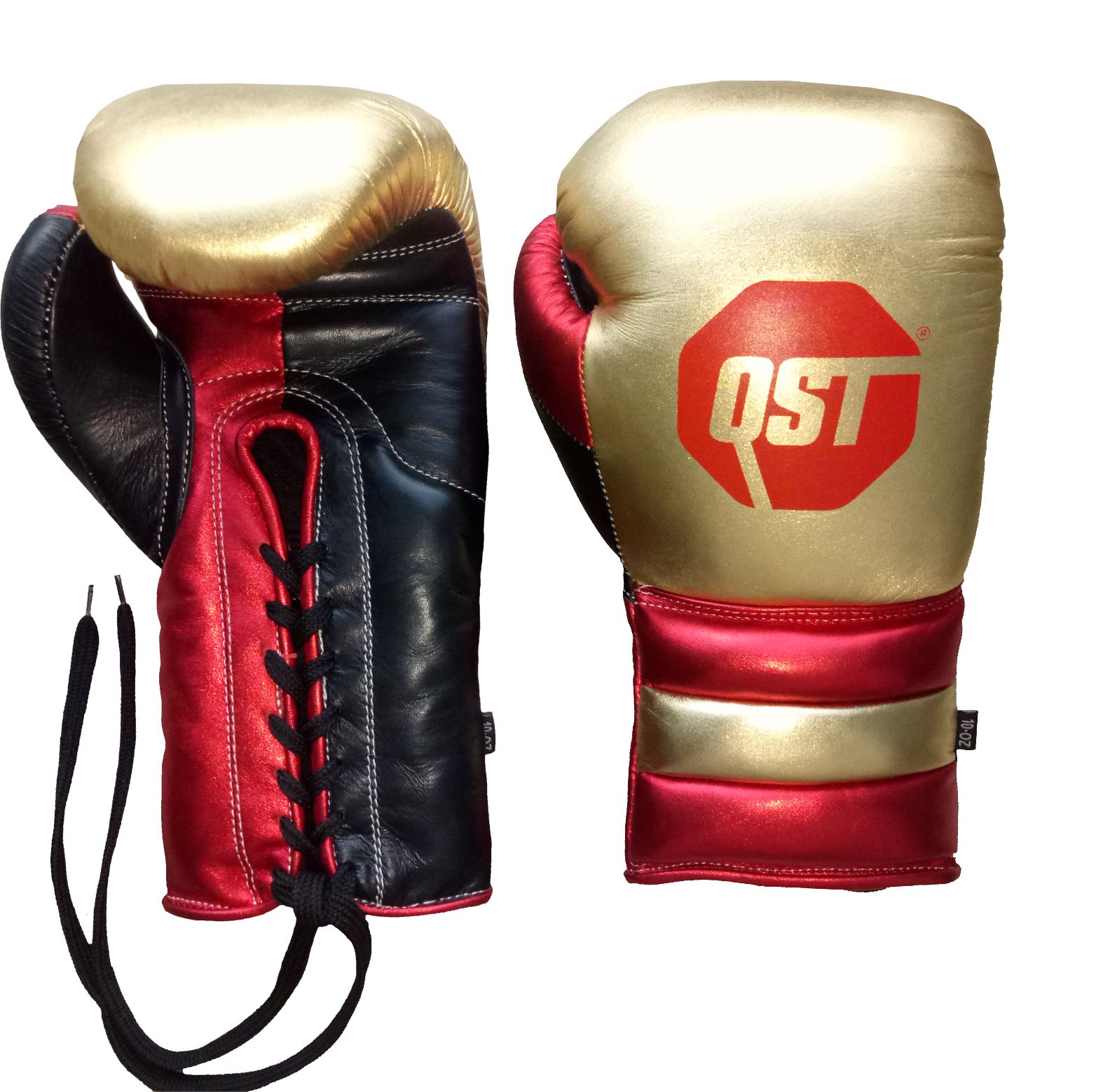 Fight Boxing gloves - Lace up Boxing gloves - Metallic Boxing 