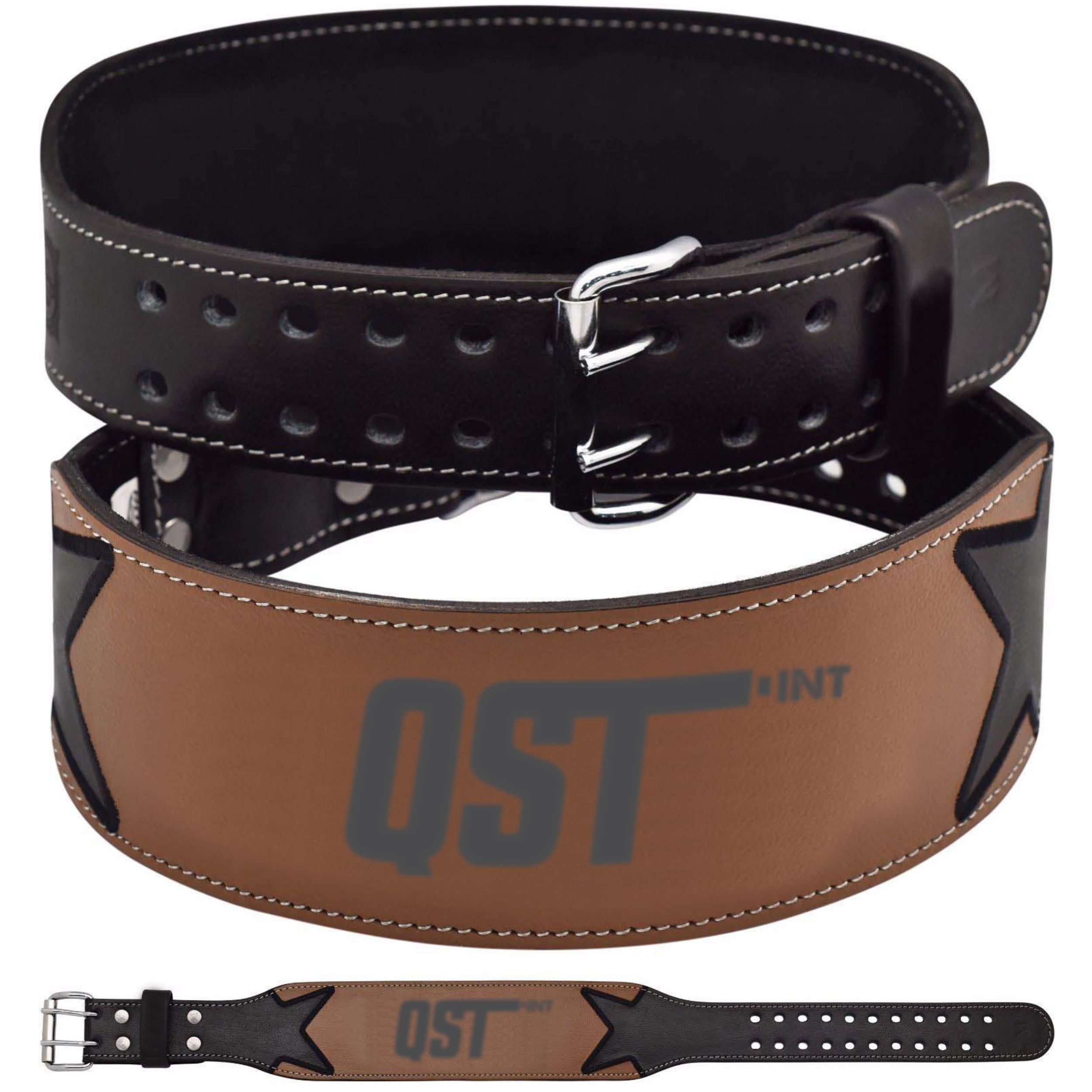 Weight Lifting Belt Custom Logo Power Lifting Leather Belt Gym Training Belt